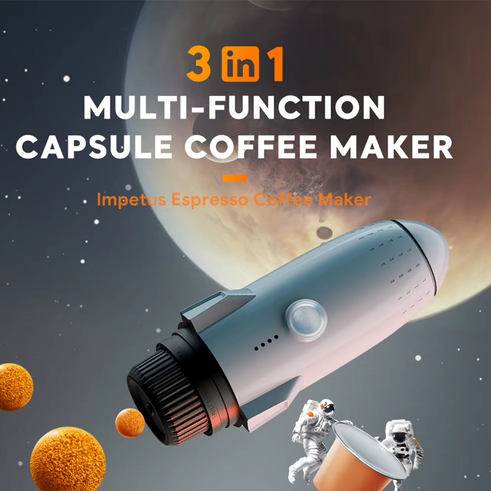 Explore the Future of Coffee with Our Multifunctional 3-In-1 Electric Espresso Maker - Perfect for On-the-Go Brewing!