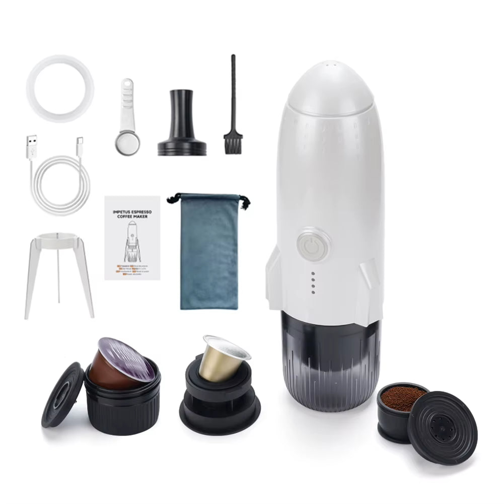 Explore the Future of Coffee with Our Multifunctional 3-In-1 Electric Espresso Maker - Perfect for On-the-Go Brewing!
