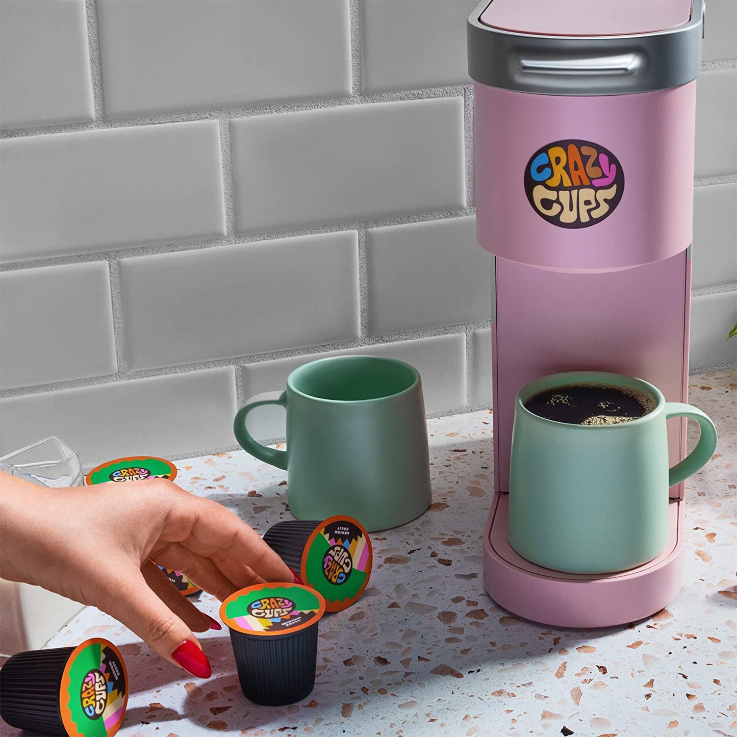 Flavored Coffee Pods, Chocolate Glazed Donut, Flavored Single Serve Coffee Capsules for All Keurig K Cups Coffee Makers, 22 Count (Pack of 1)