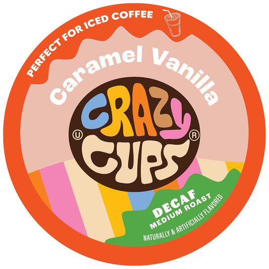 Decaf Flavored Coffee Pods, Decaffeinated Chocolate Coconut Dream Flavored Coffee, Single Serve Hot or Iced Medium Roast Coffee for Keurig K Cups Machines, 22 Count